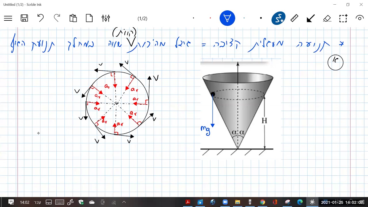 בגרץ 2010 שאלה 3 ובגרות 2009 שאלה בתנועה מעגלית ב25 לינואר