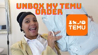 UNBOX my first TEMU order to South Africa  | SA YouTube