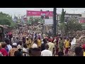 Demolition of kiosks at Joyce B Roundabout, Mobil area of Ring Road, Ibadan