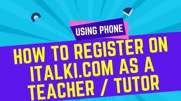 How to Register on iTalki as a Teacher Using a Phone| How to Become a Tutor on iTalki