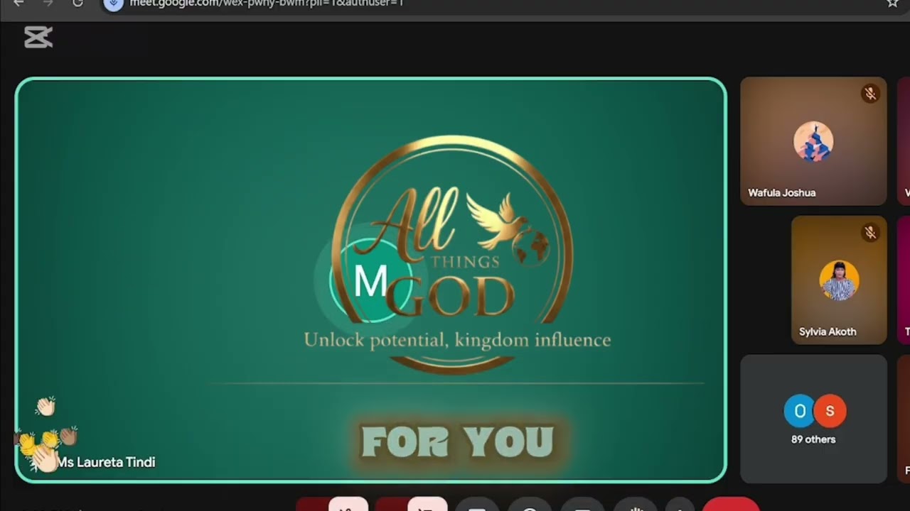 Influential Leadership Launch-Guest Laureta Tindi