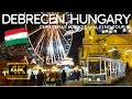 4K Walk 🇭🇺 Debrecen, Hungary Christmas Market Night 2019 - Europe's Best Small Christmas Market?