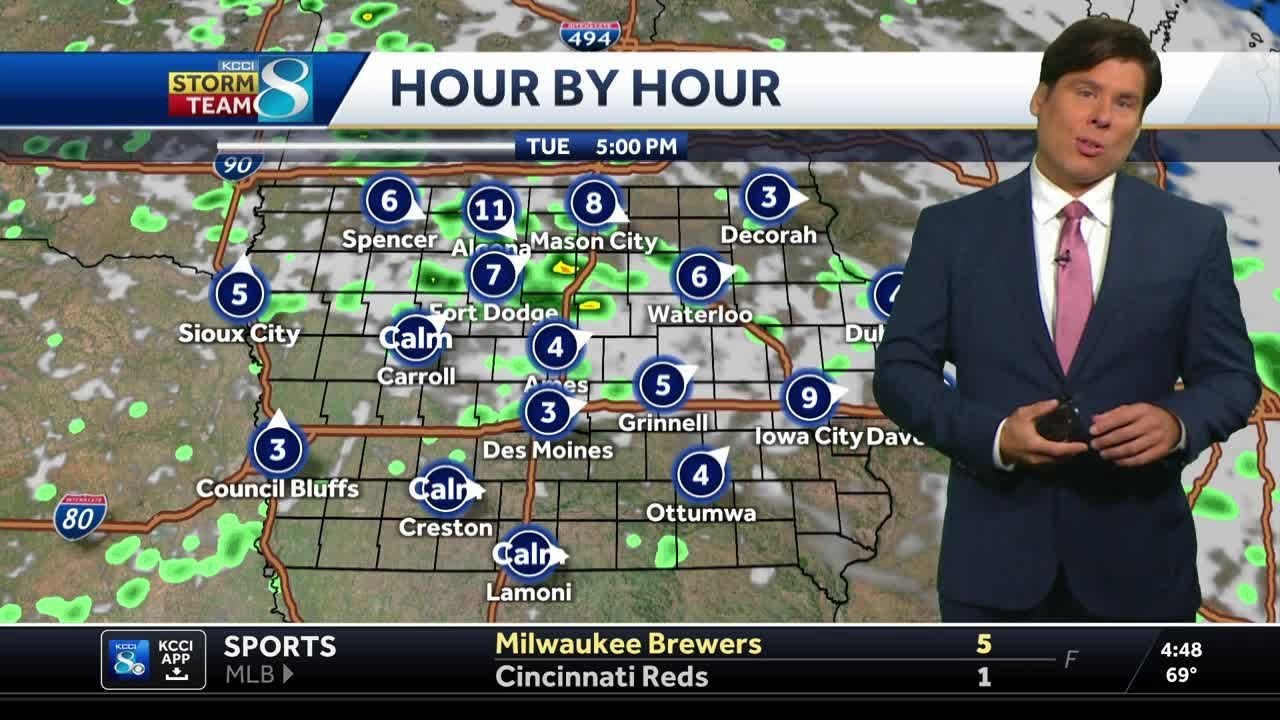 Staying hot with sporadic thunderstorm chances - YouTube