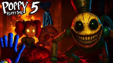 NEW! Poppy Playtime Chapter 5 – FINAL BOSS + SECRET Ending REVEALED! (Full Walkthrough 4K)