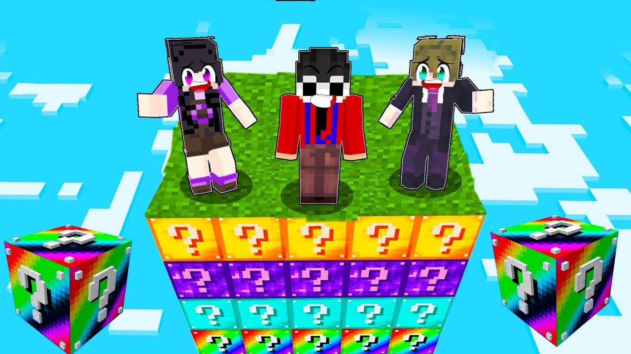 Surviving the LUCKY CHUNK in Minecraft… I Became the LUCKIEST Player?!