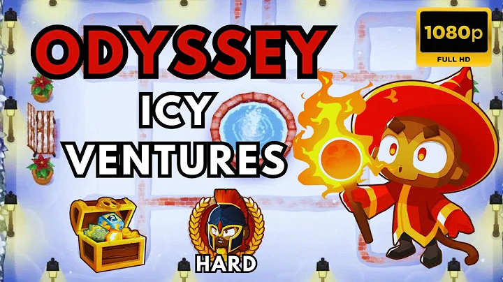 BTD6 ODYSSEY HARD MODE | NO MONKEY KNOWLEDGE | ICY VENTURES | WINTER PARK