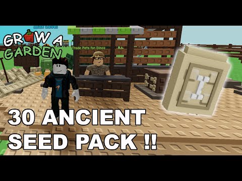 GATCHA 30 ANCIENT SEED PACK DI GROW A GARDEN DAPAT APA ?