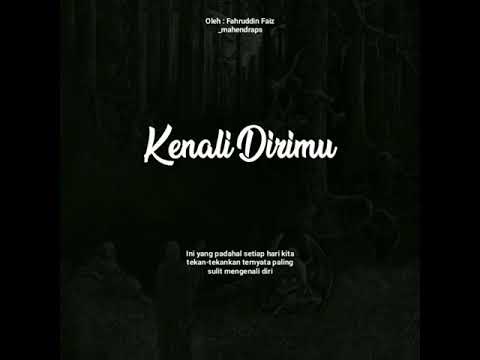Kenali dirimu.  Dr.  Fahrudin Faiz