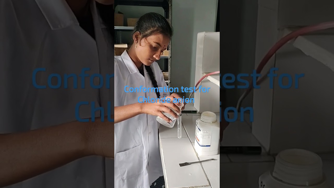 Chloride ion / conformation test 