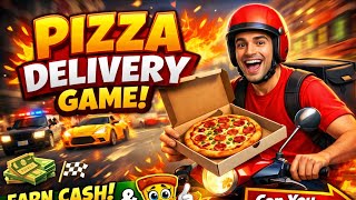 Fastest Pizza Delivery Game 🚴‍♂️🍕 | Time Challenge Mobile Gameplay | Earn Cash! screenshot 1
