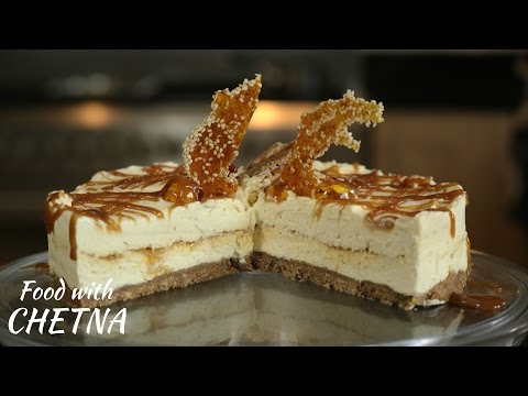 How to make Sesame Brittle and Salted Caramel Cheesecake - Food with Chetna