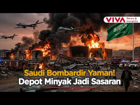 Arab Saudi Bombardir Depot Minyak Yaman! Houthi Ancam Serang Aramco