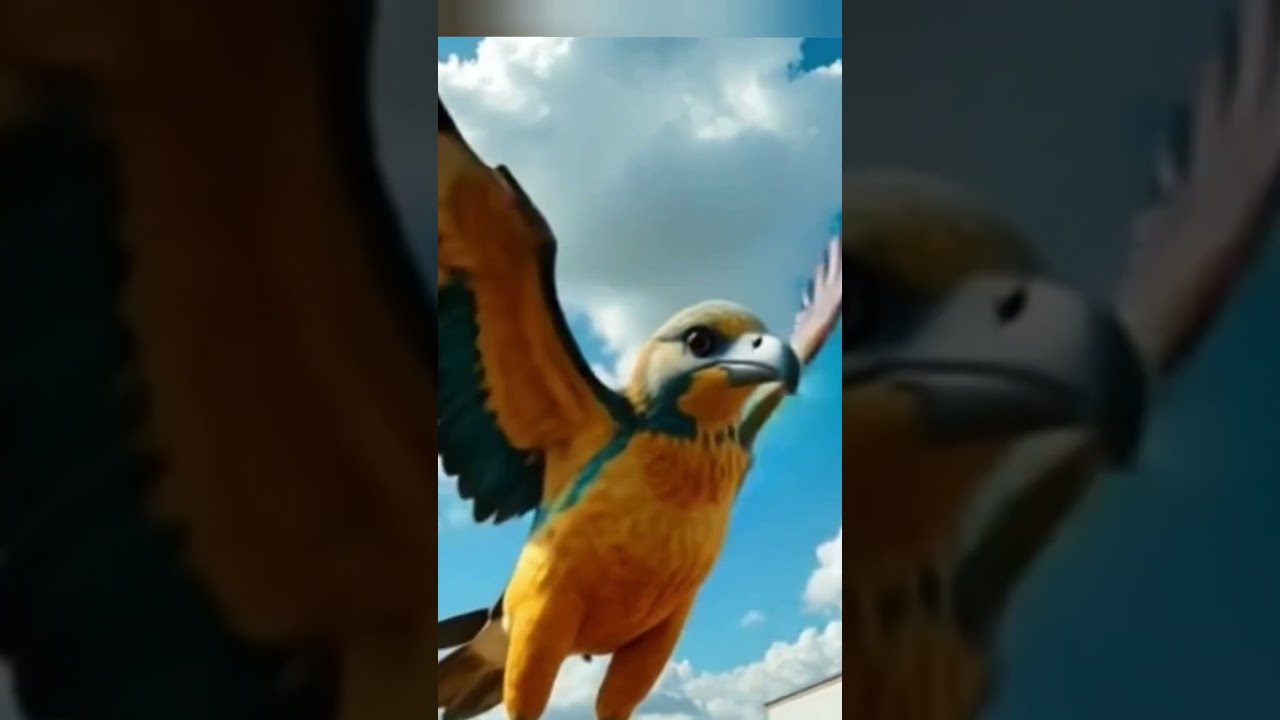 ai viral // beautiful giant bird