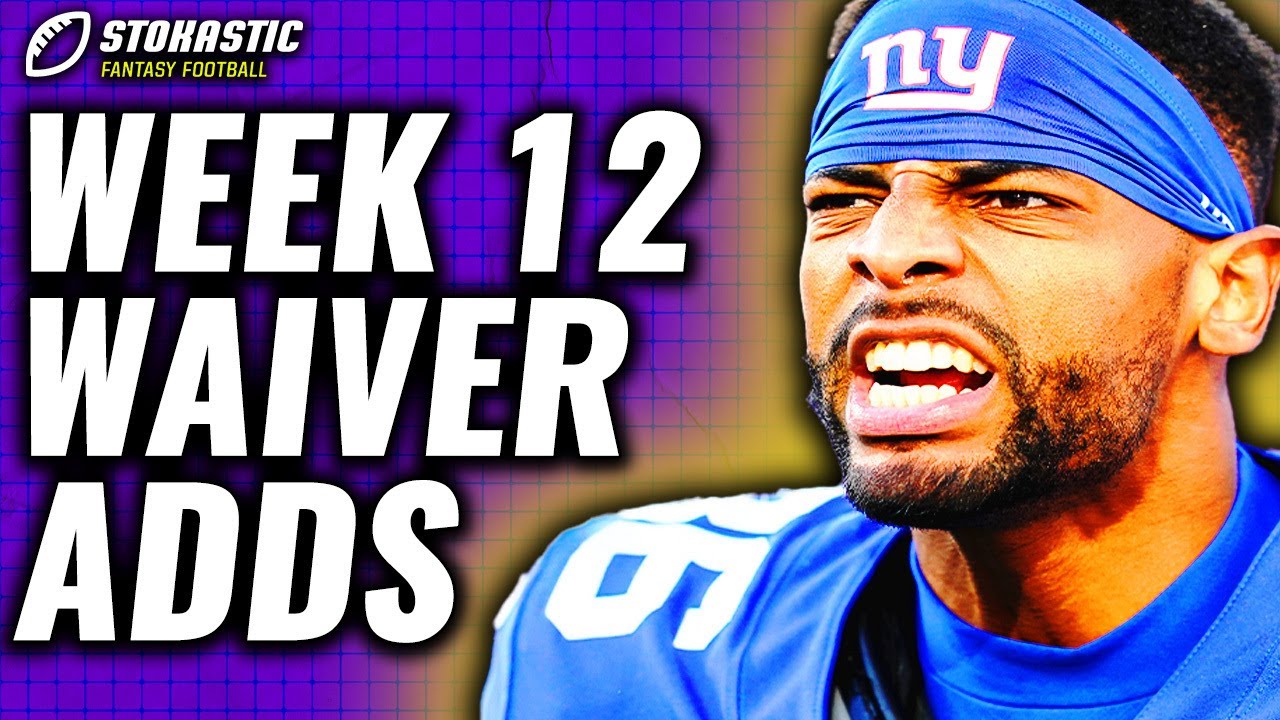 10 MUST ADD Players in Fantasy Football for Week 12 Waiver Wire | Fantasy Football 2022