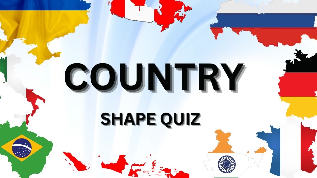 Guess the Country by its shape 🤔 - YouTube