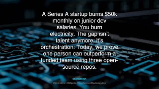 1 Dev vs 50 Employees: The $0 Headcount Stack