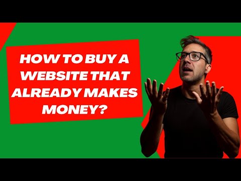 How to buy a website that already makes money?