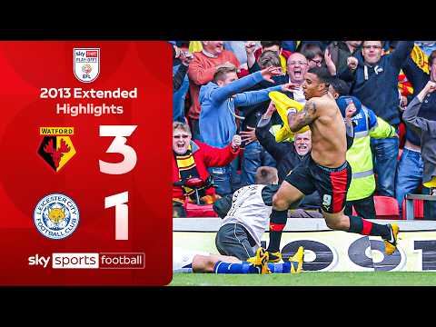 Relive Troy Deeney\u0027s ICONIC play\u002Doff moment 🔥 | Watford 3\u002D1 Leicester Highlights