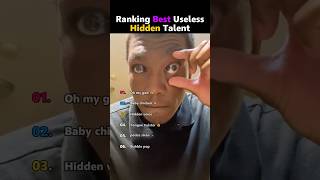 Ranking Best Useless Hidden Talent 😮 #shorts