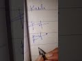 Kaula Name Signature Namesignature Kaula Name Signature Namesignature