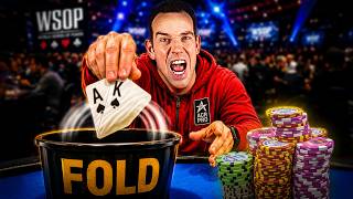 FOLDING AK on the WSOP $3,000 Bubble??? | WSOP Poker Vlog #8 screenshot 5