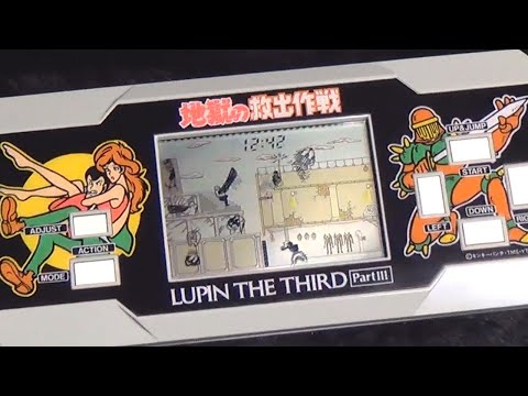 エポック社のポケットデジコム　 ルパン三世地獄の救出作戦パートⅢ (ジャンク品) レトロ 電子ゲーム】エポック社 ルパン三世 地獄の救出作戦
