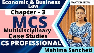 Multidisciplinary Case Studies | MCS CS Professional MDCS CS Prof.#csprofessional #youtube #csexams