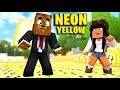 *Brand New* Neon Yellow Lucky Block Money Hunt - Minecraft Modded Minigame | JeromeASF