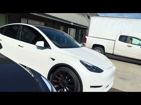 Tesla Window Tint Examples
