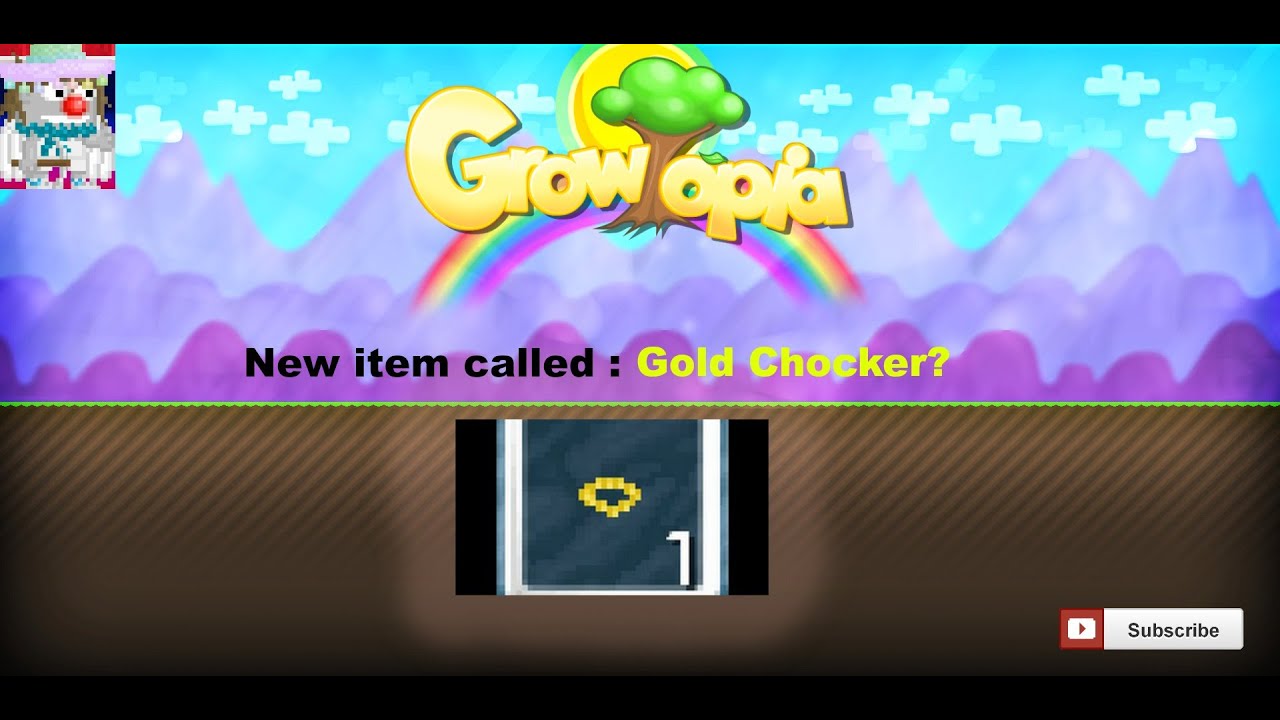 [Growtopia] ''Gold Chocker'' New item? YouTube