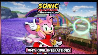 All Amy Rival Interactions Sonic Racing Crossworlds Beta 4K60Fps