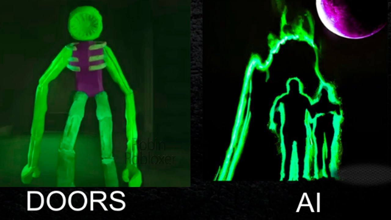 Doors figure noob vs AI Comparison Roblox YouTube