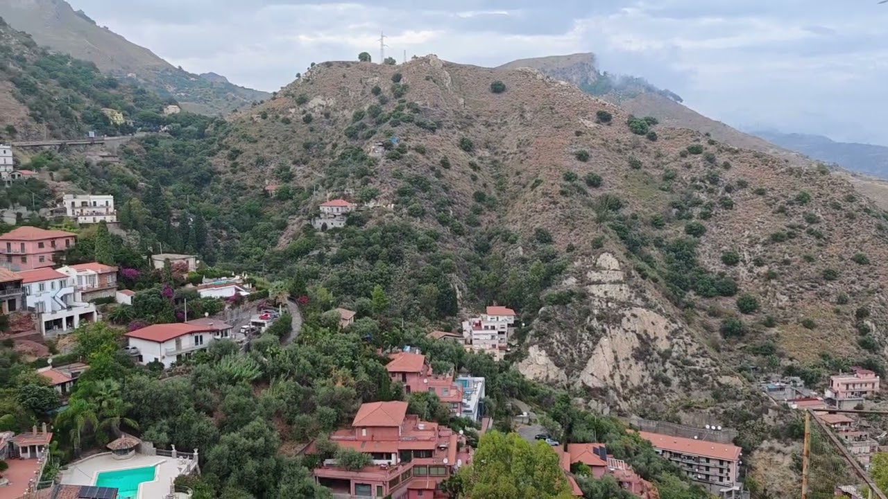 Taormina and Castelmola view