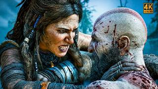 Freya Ambushes Kratos and Atreus | GOD OF WAR RAGNAROK | Game CLIP Scene Cutscene | 4K ULTRA 60fps @clipplaytru