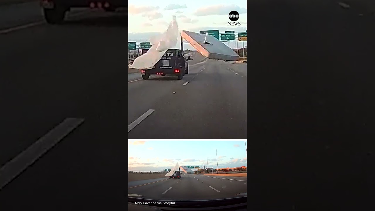 Alert driver avoids flying mattress on Florida’s Turnpike