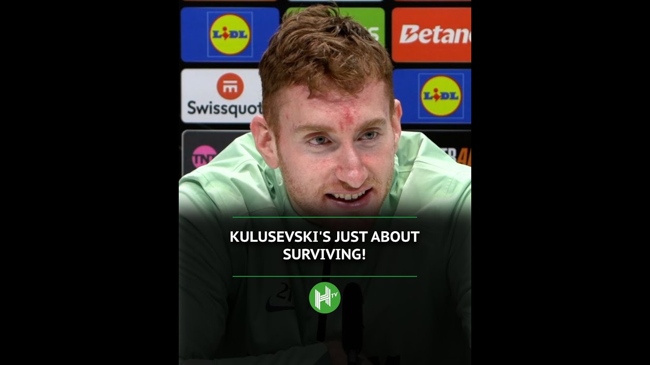 Kulusevski is just about surviving🤣