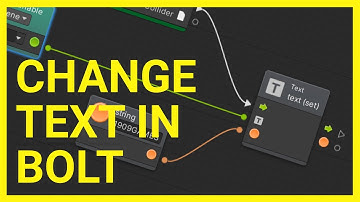 Set and change text in unity using Bolt | Beginner tutorial