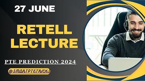 PTE RETELL LECTURE June 2024 ||  Retell lecture Templates June 2024