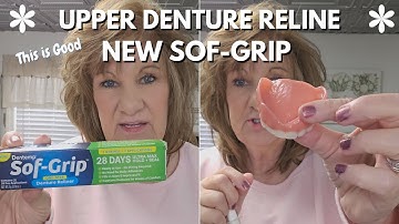 How To Reline Your Upper Denture with Sof-Grip Denture Reline At Home Kit