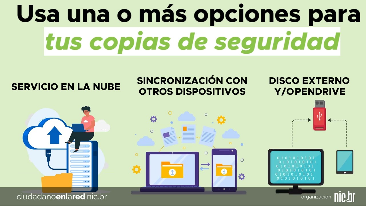 Haz más de una copia de seguridad