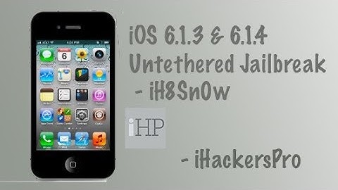 Untethered Jailbreak For iDevices Running iOS 6.1.3 and 6.1.4 A5 Chips