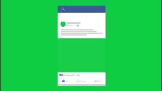 Facebook | Mouse Clicking Like Button | GREEN SCREEN