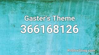 Gaster's Theme Roblox ID - Roblox Music Code