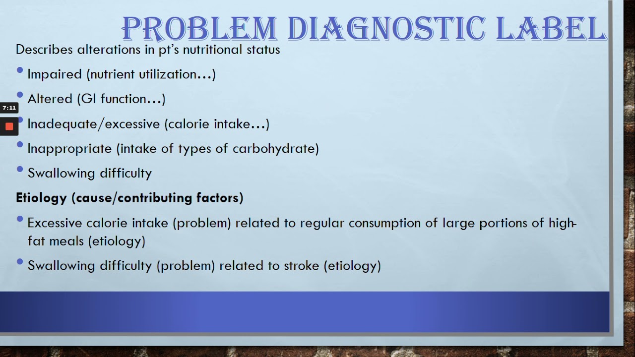 Nutrition Care Process Class