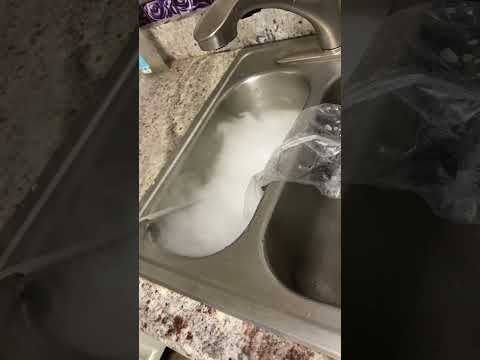 Dry ice is the best