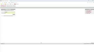How to create table in Oracle database express edition using sql command's.