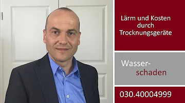 Was kostet eine Trocknung nach Wasserschaden?