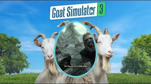 Skyrim (Cart Opening) Easter Egg / Reference Goat Simulator 3