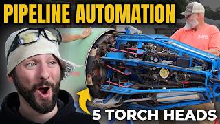 Celebrity Pipeline Welding Automation | Pipe Facing And Internal Weld Wealth