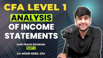 CFA Level 1 | INCOME STATEMENT ANALYSIS | EXPENSE RECOGNITION | FSA REVISION | CA FRM #cfa #cfaexam
